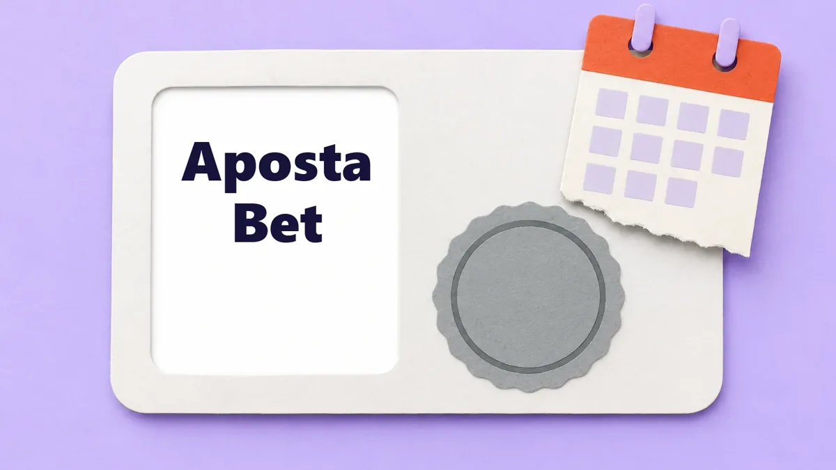 Cartão ilustrado da marca Aposta Bet