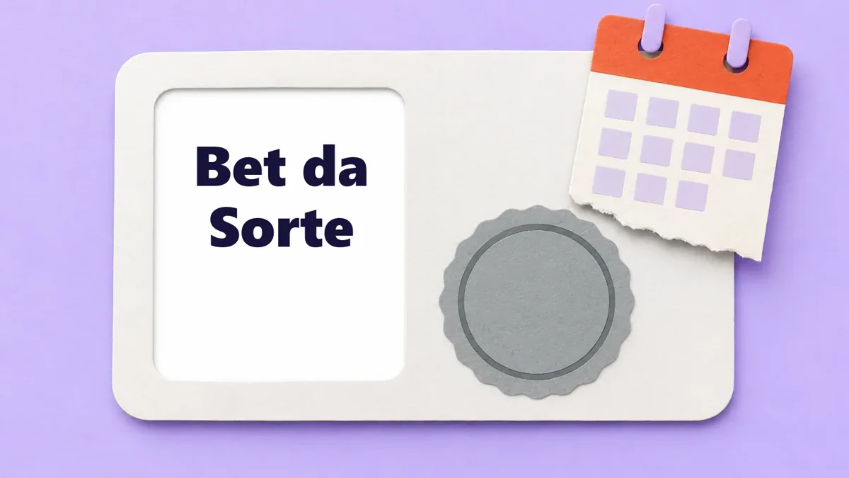 Cartão ilustrado da marca Bet da Sorte