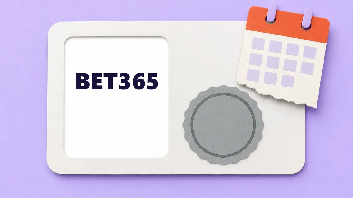 Cartão ilustrado da marca BET365
