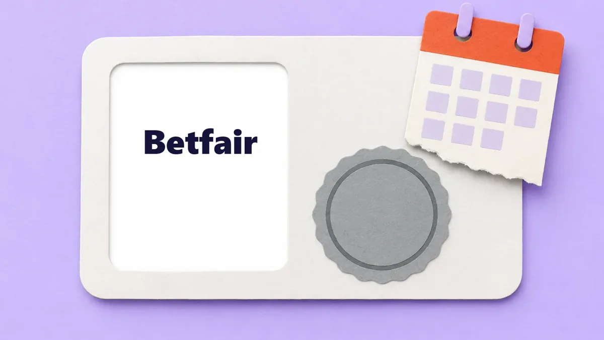 Cartão ilustrado da marca Betfair