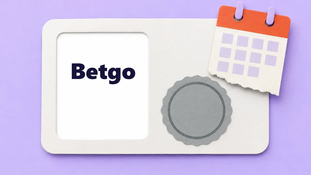 Cartão ilustrado da marca Betgo