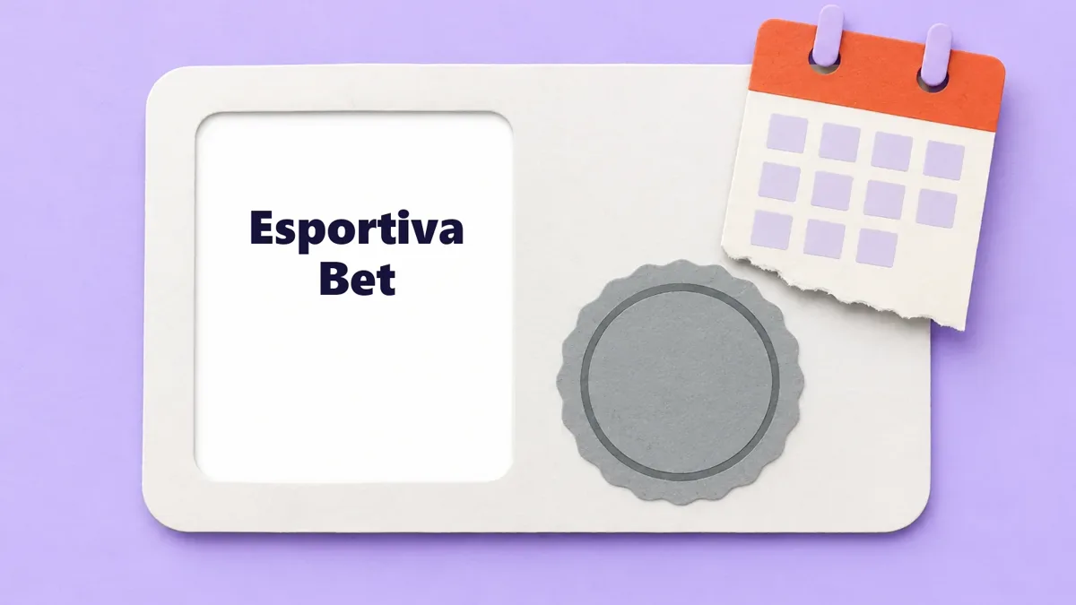 Cartão ilustrado da marca Esportiva Bet